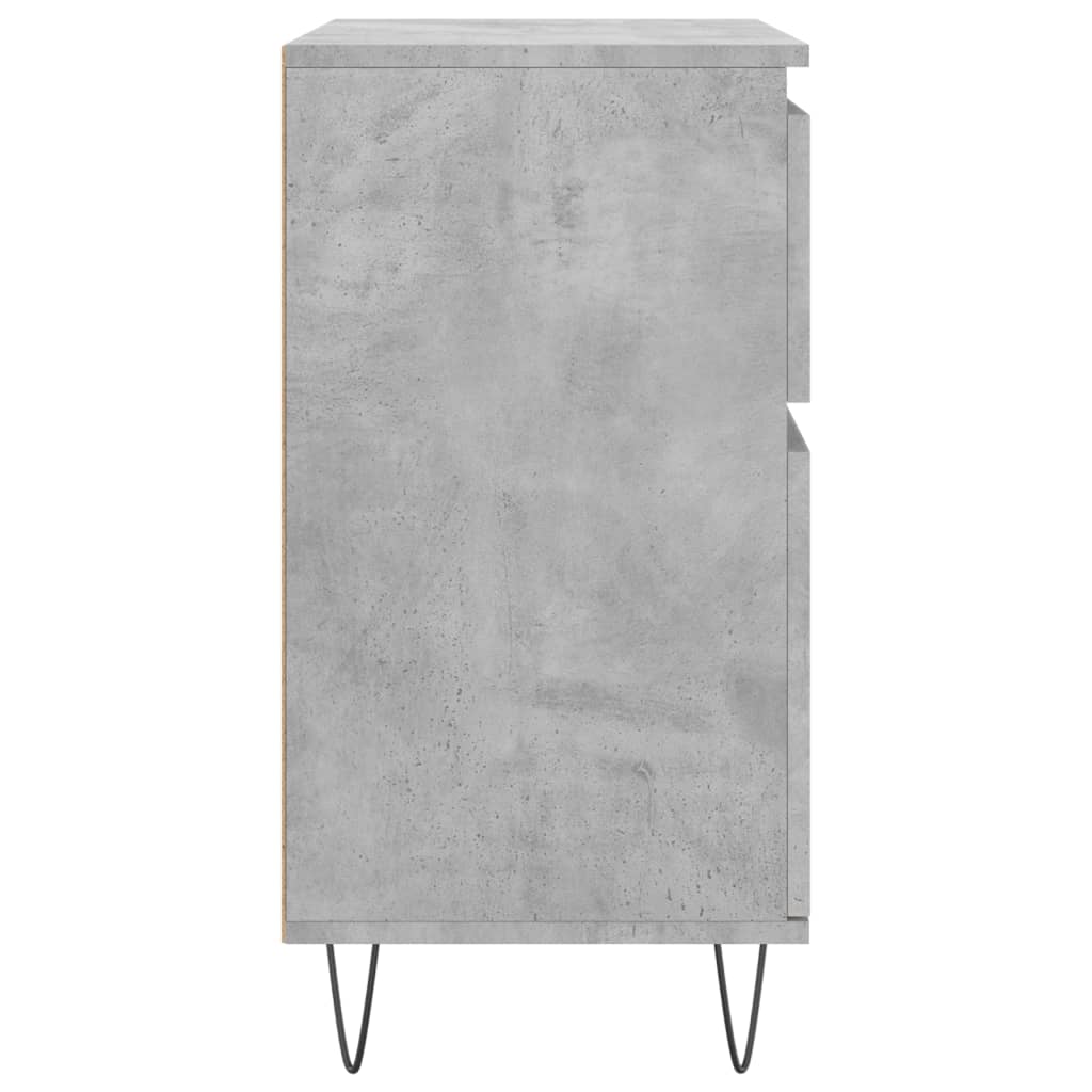 Skjenk betonggrå 60x35x70 cm konstruert tre