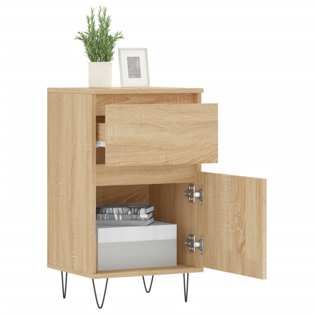 Skjenk sonoma eik 40x35x70 cm konstruert tre