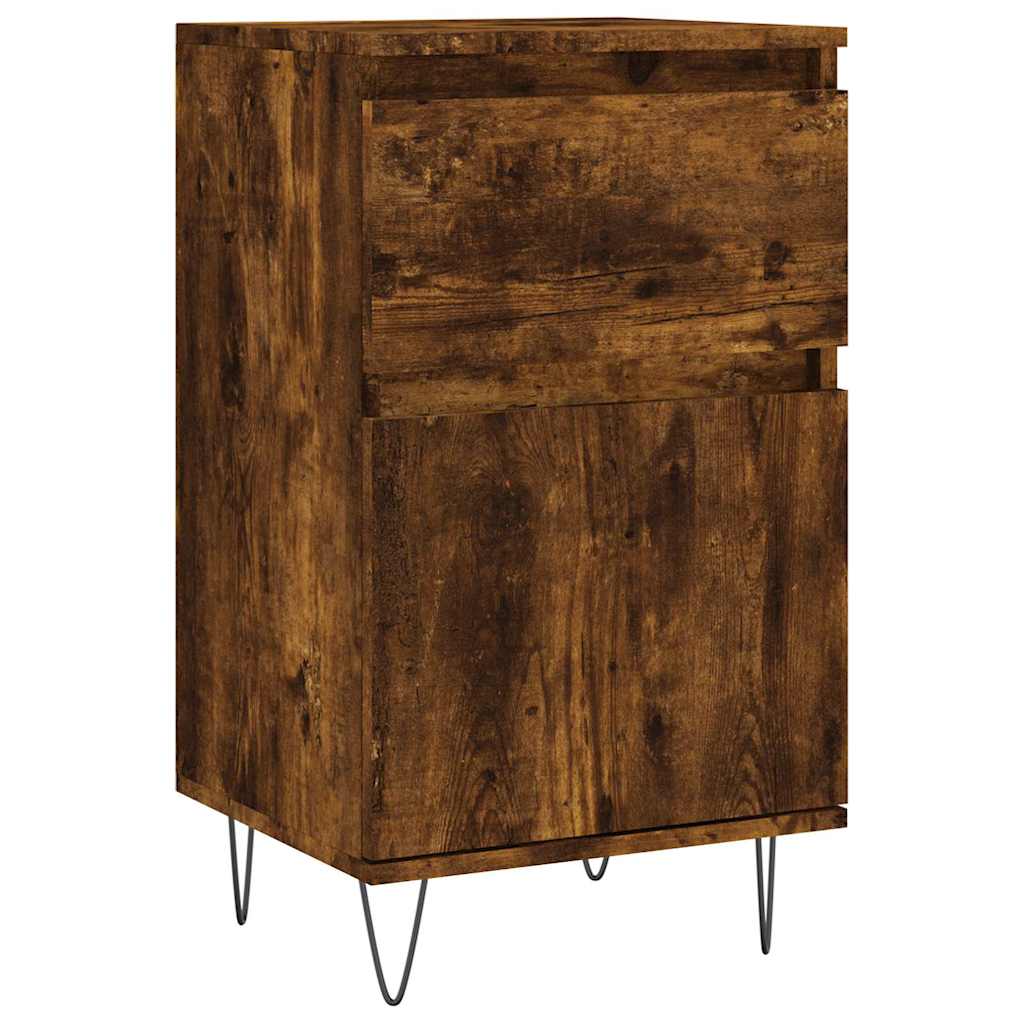 Skjenk røkt eik 40x35x70 cm konstruert tre