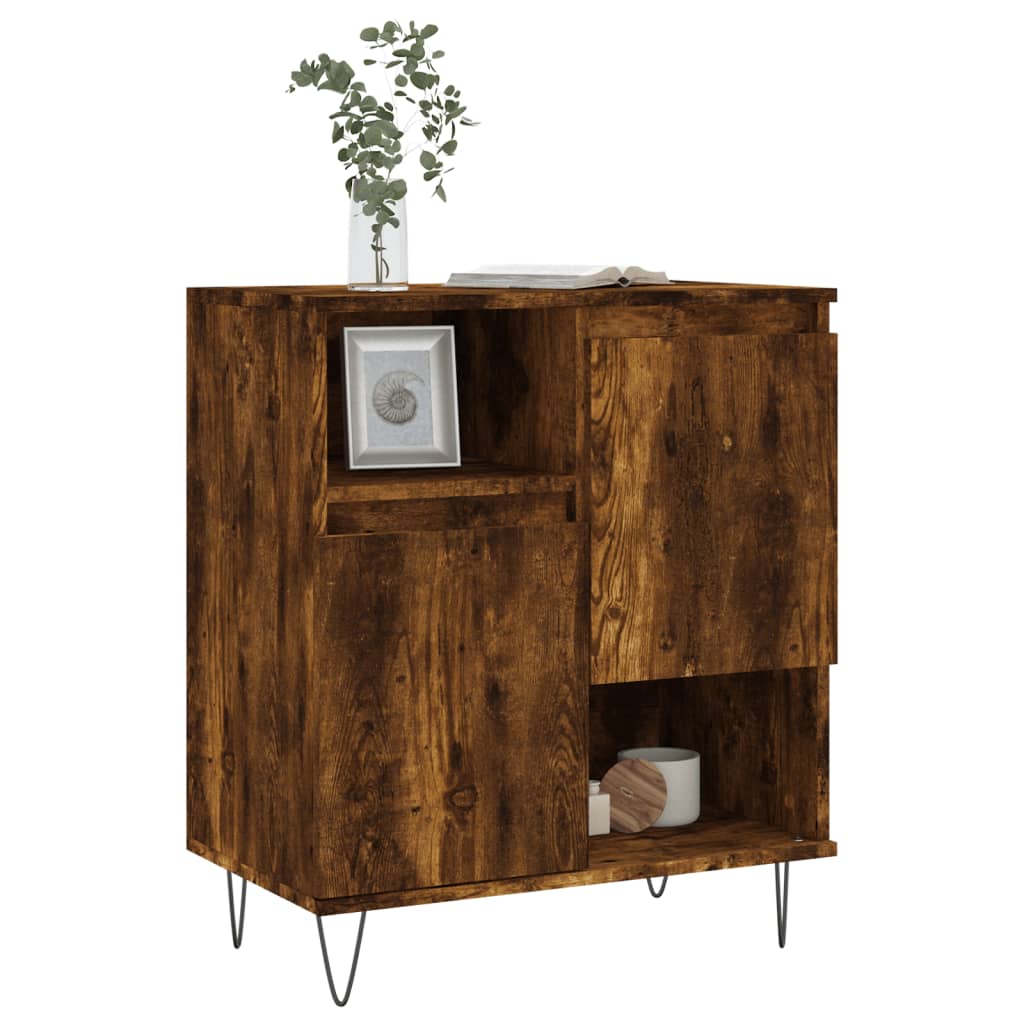 Skjenk røkt eik 60x35x70 cm konstruert tre