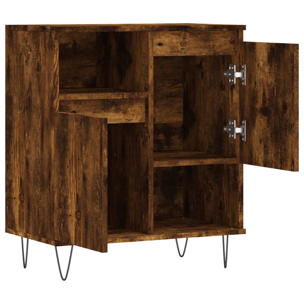 Skjenk røkt eik 60x35x70 cm konstruert tre
