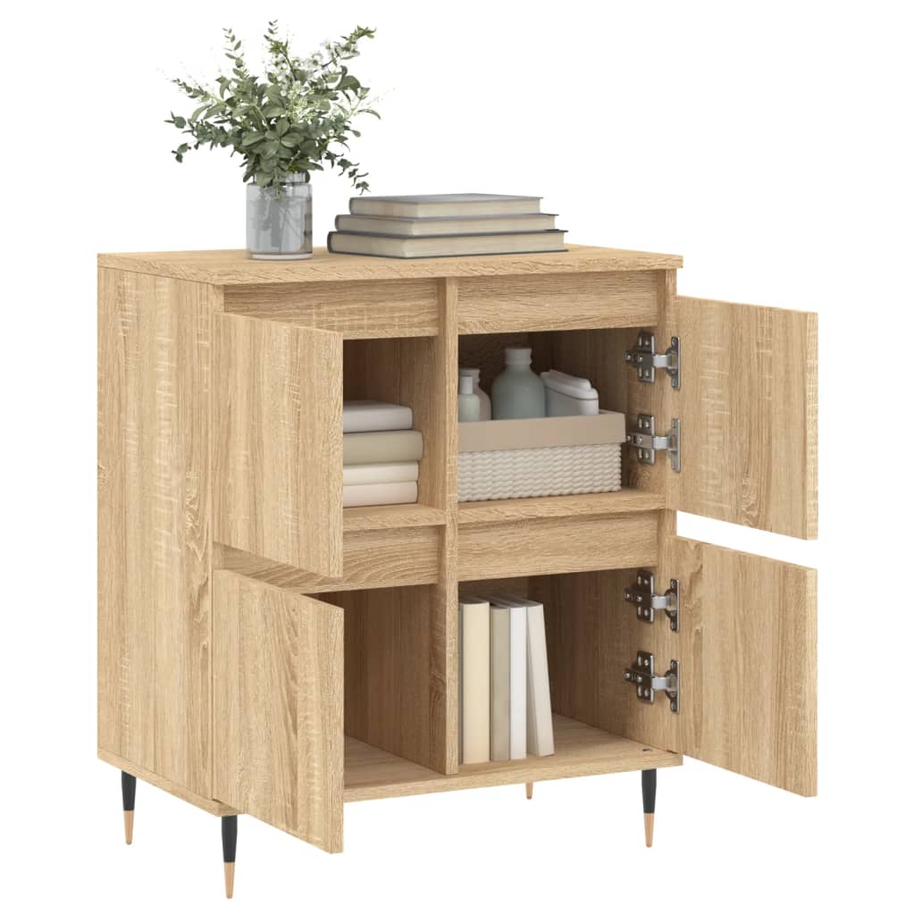 Skjenk sonoma eik 60x35x70 cm konstruert tre