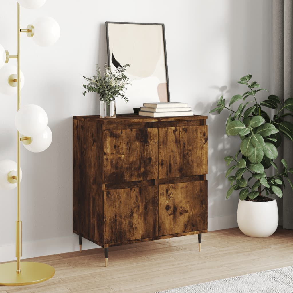 Skjenk røkt eik 60x35x70 cm konstruert tre
