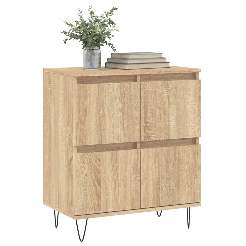 Skjenk sonoma eik 60x35x70 cm konstruert tre