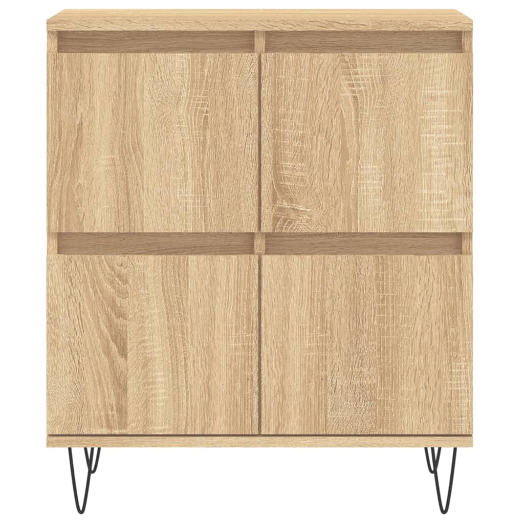 Skjenk sonoma eik 60x35x70 cm konstruert tre