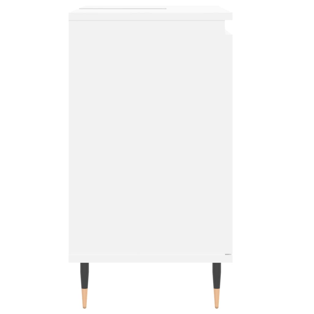 Servantskap hvit 58x33x60 cm konstruert tre