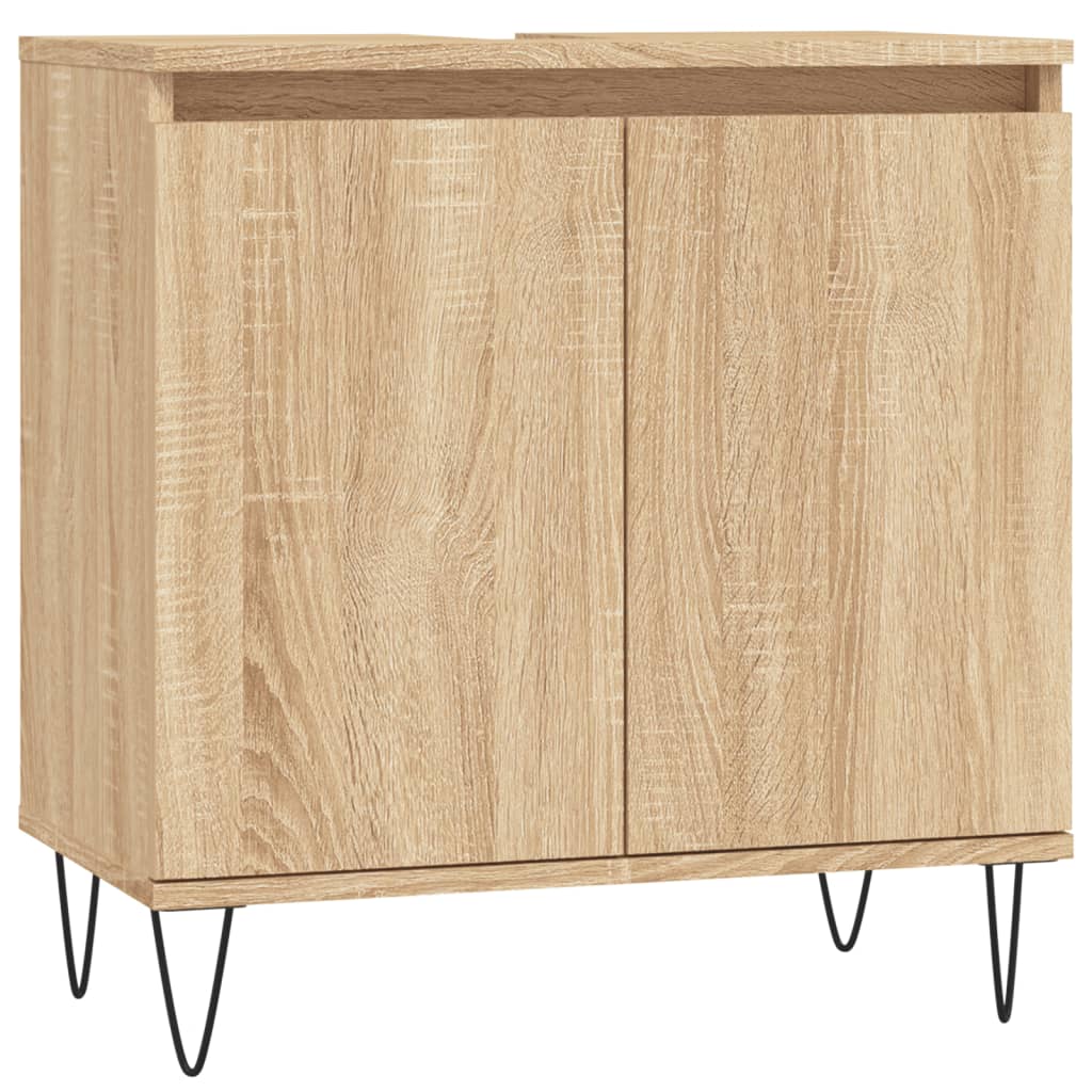 Servantskap sonoma eik 58x33x60 cm konstruert tre