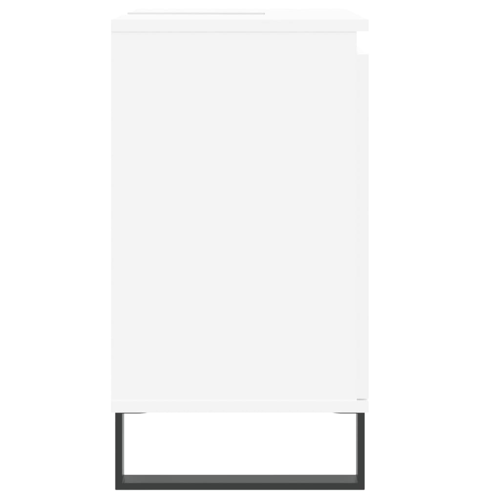 Servantskap hvit 58x33x60 cm konstruert tre