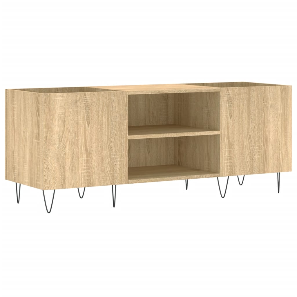 Hifi-benk sonoma eik 121x38x48 cm konstruert tre