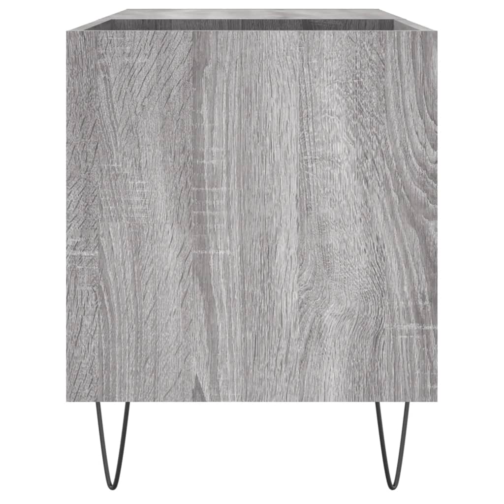 Hifi-benk grå sonoma 85x38x48 cm konstruert tre