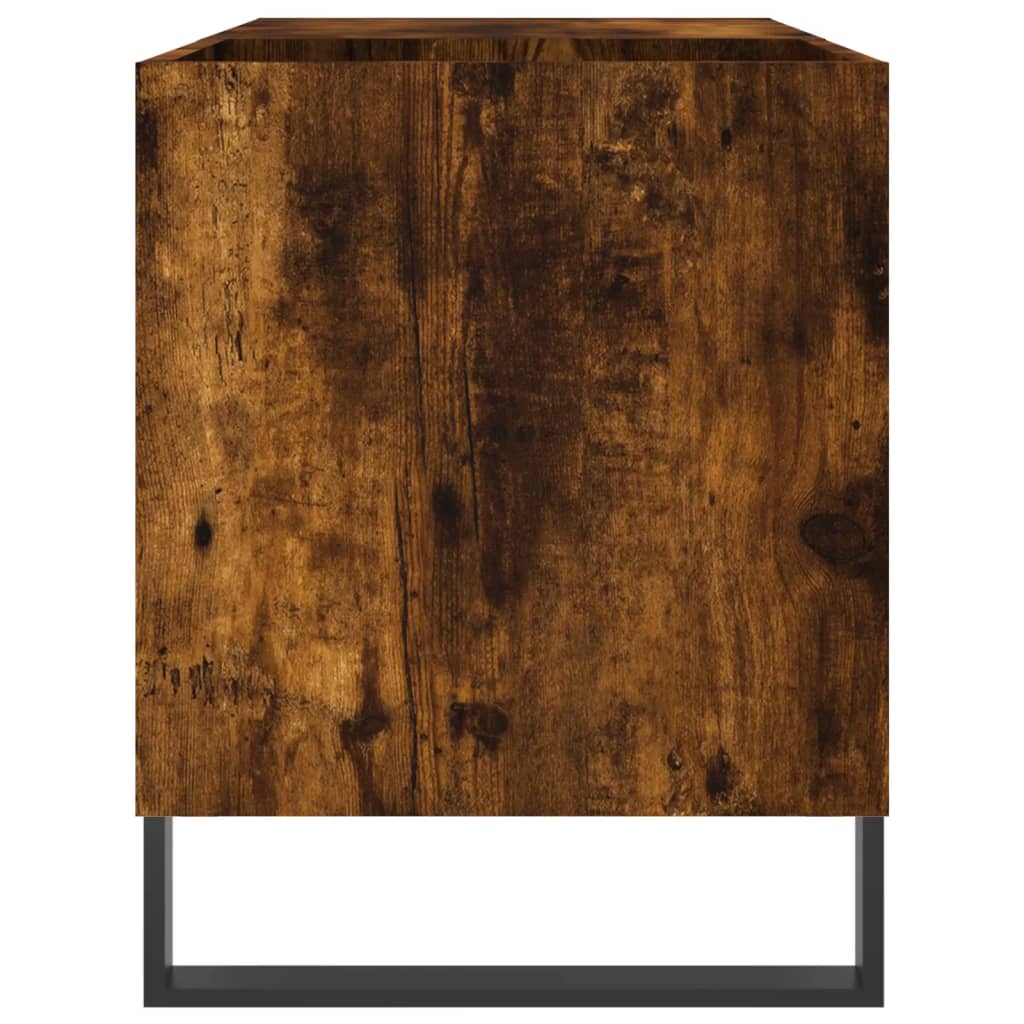 Hifi-benk røkt eik 85x38x48 cm konstruert tre