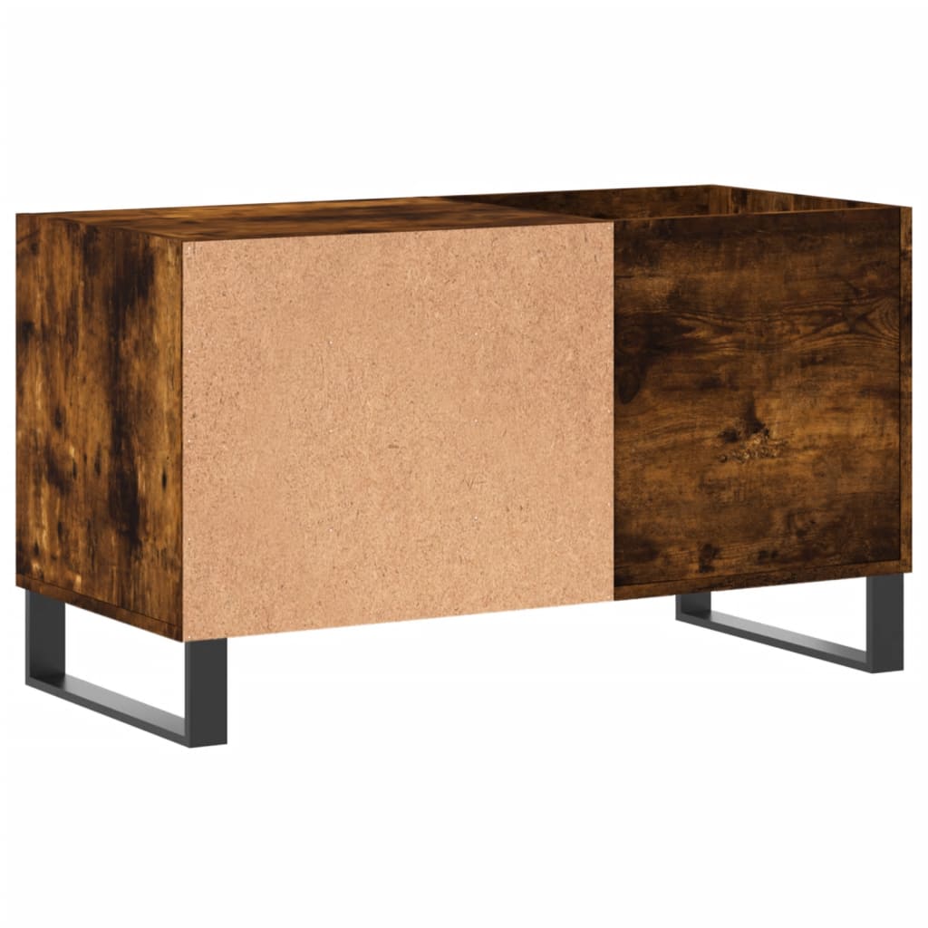 Hifi-benk røkt eik 85x38x48 cm konstruert tre