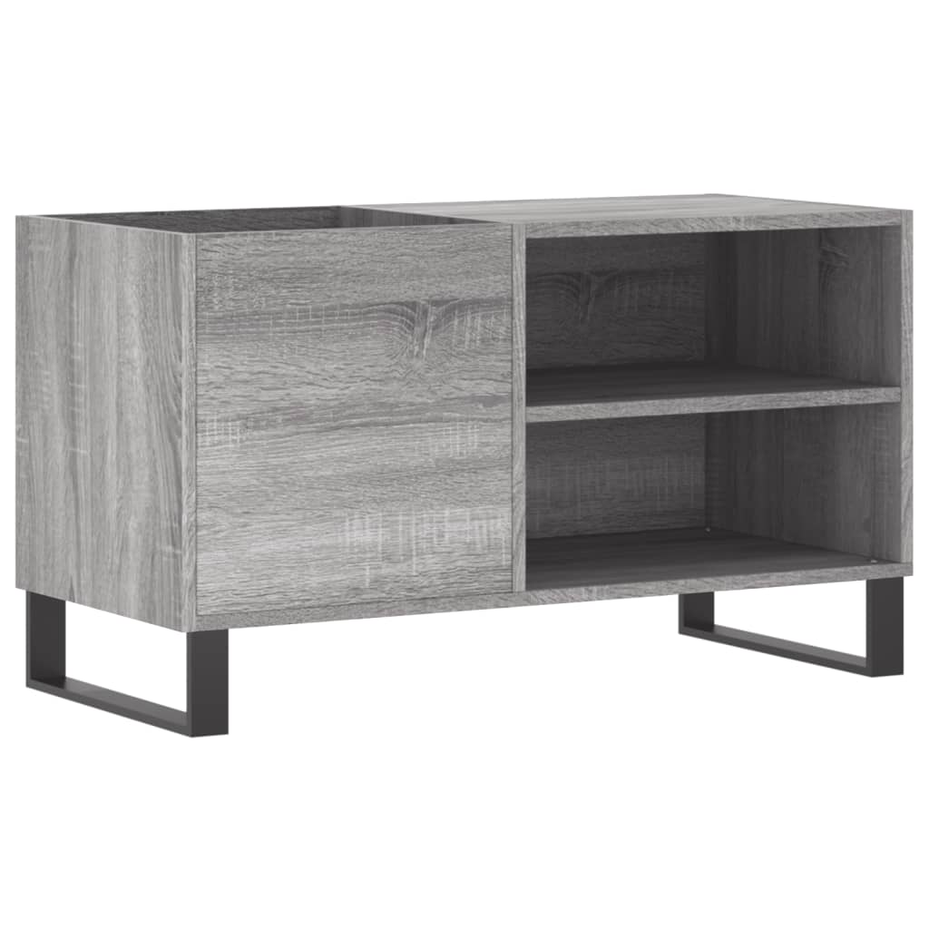 Hifi-benk grå sonoma 85x38x48 cm konstruert tre