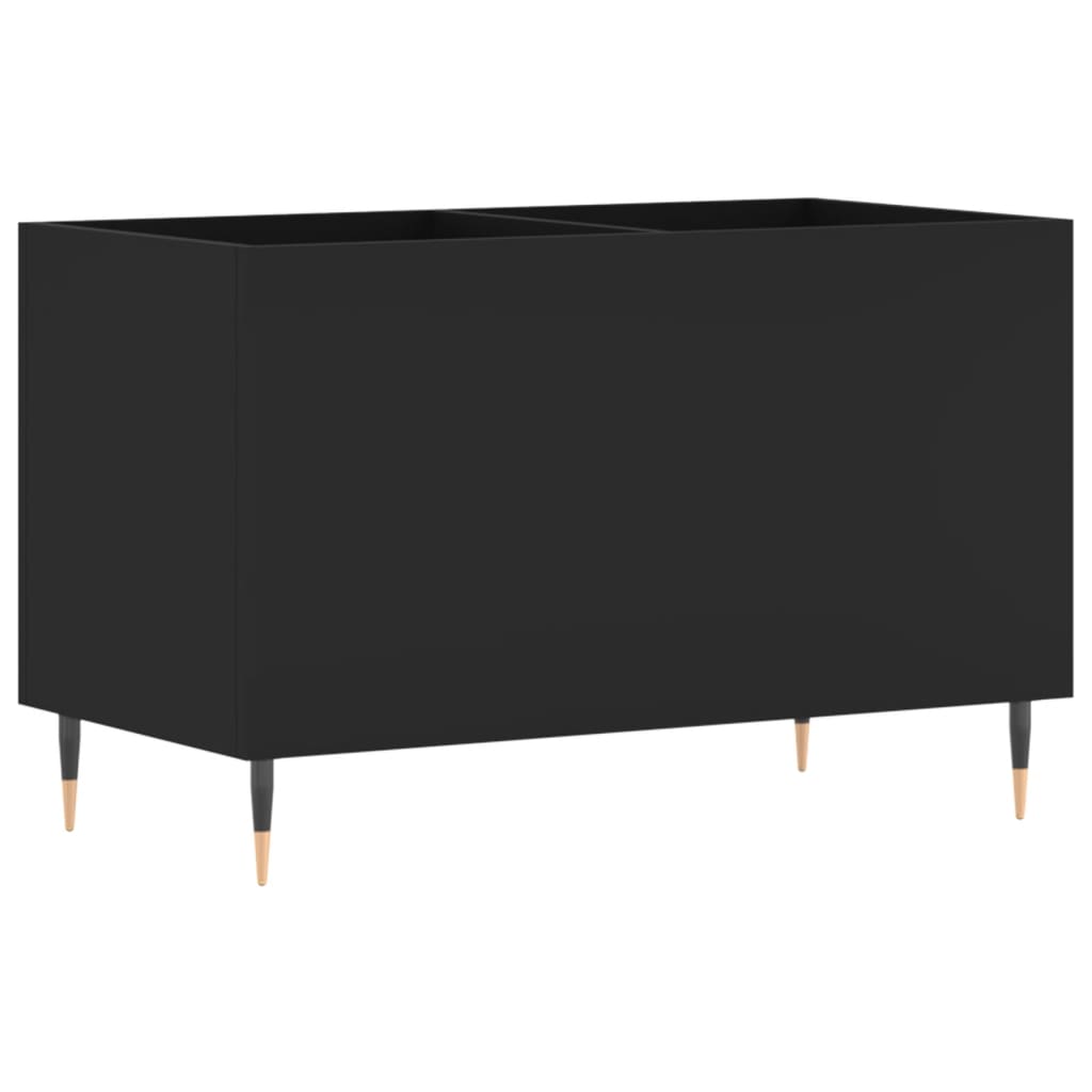 Hifi-benk svart 74,5x38x48 cm konstruert tre