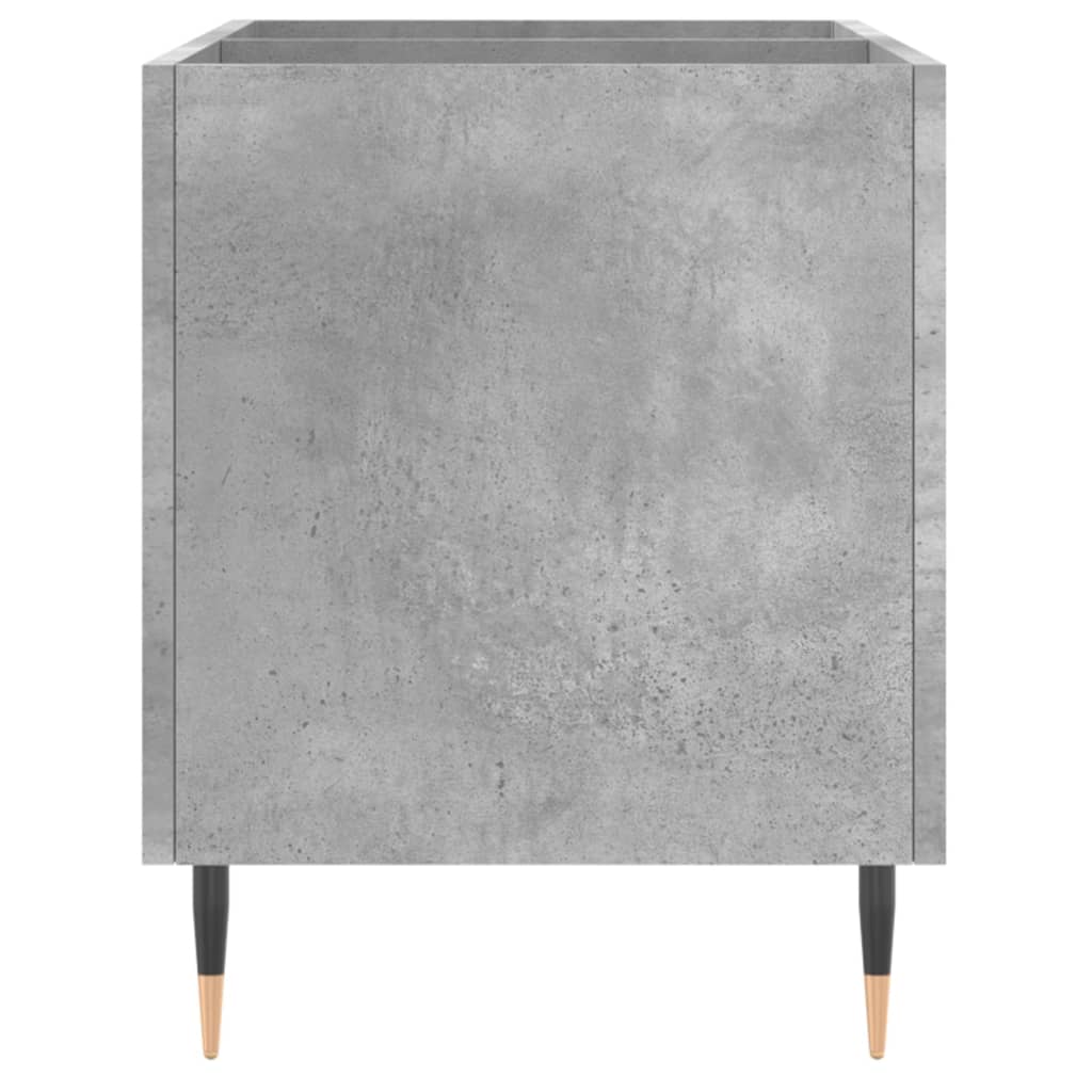 Hifi-benk betonggrå 74,5x38x48 cm konstruert tre