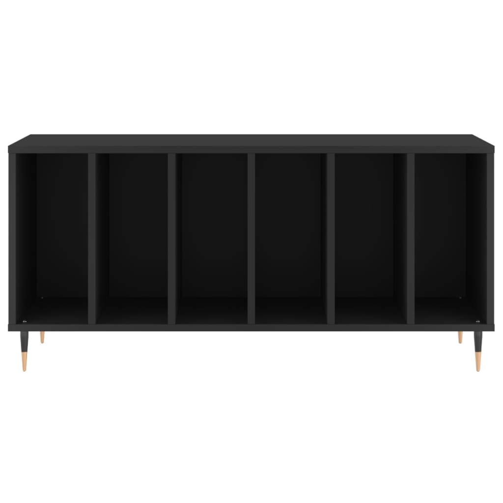 Hifi-benk svart 100x38x48 cm konstruert tre