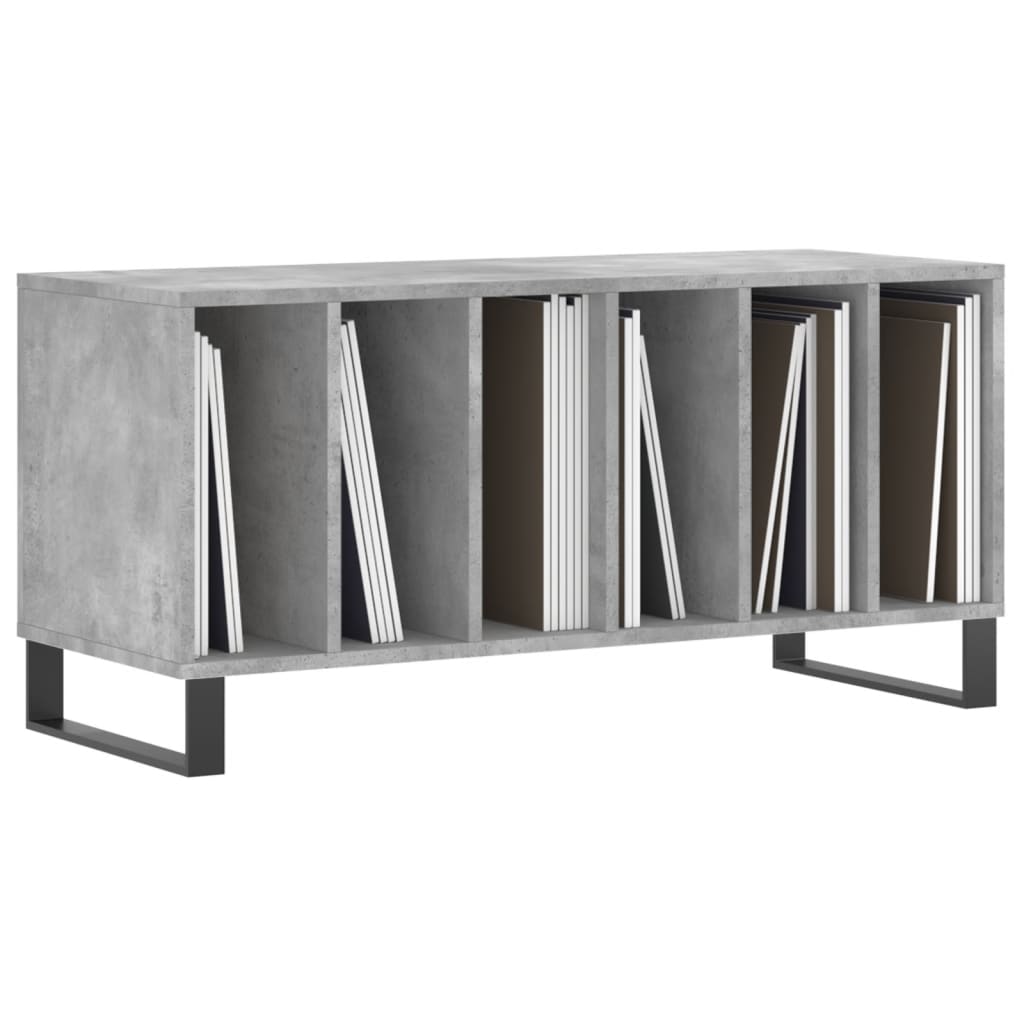 Hifi-benk betonggrå 100x38x48 cm konstruert tre vidaXL
