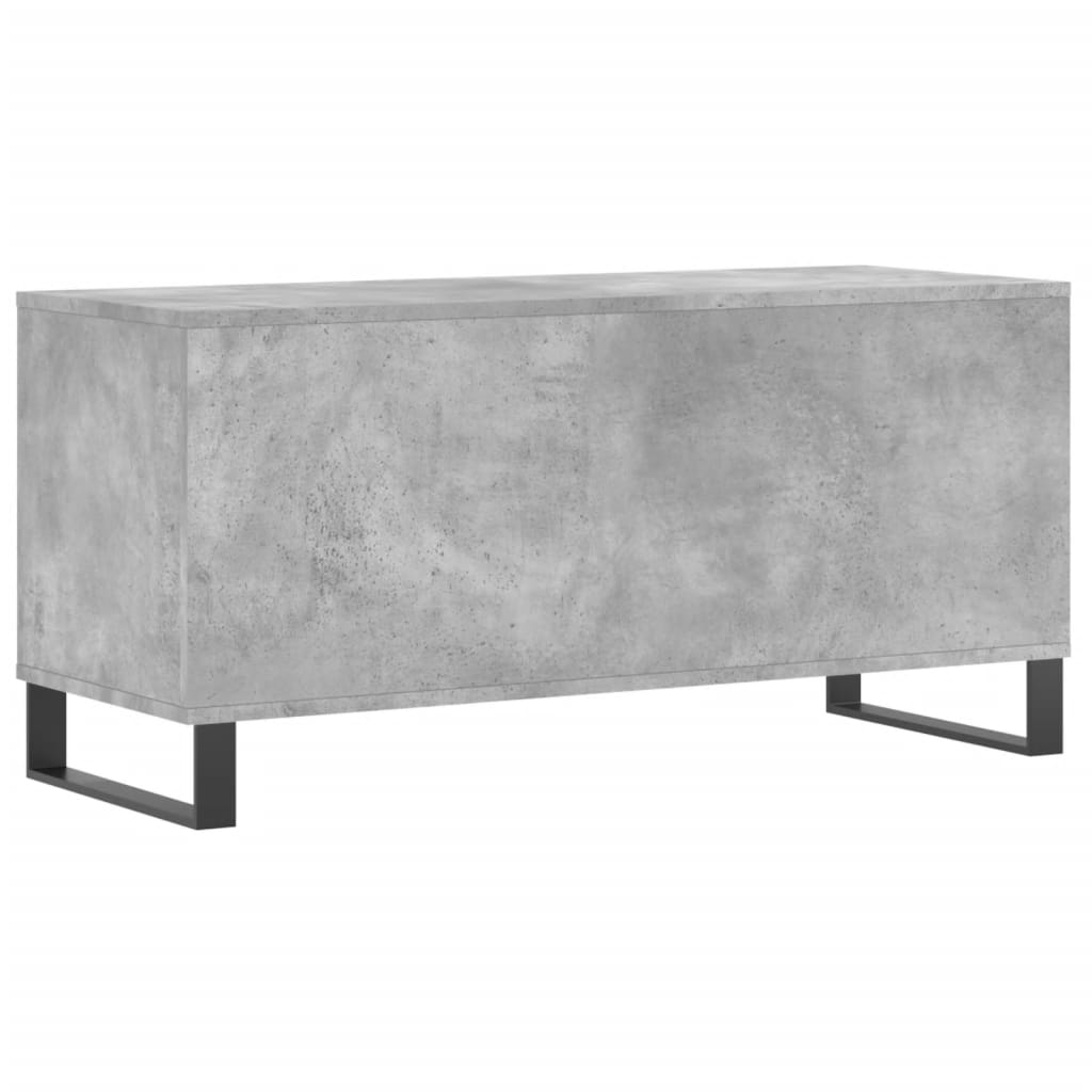 Hifi-benk betonggrå 100x38x48 cm konstruert tre vidaXL