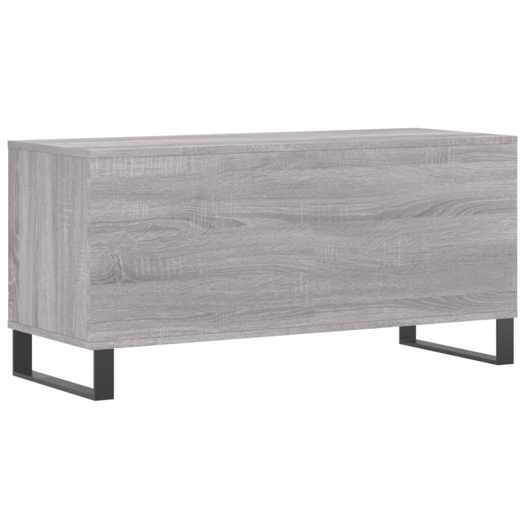 Hifi-benk grå sonoma 100x38x48 cm konstruert tre