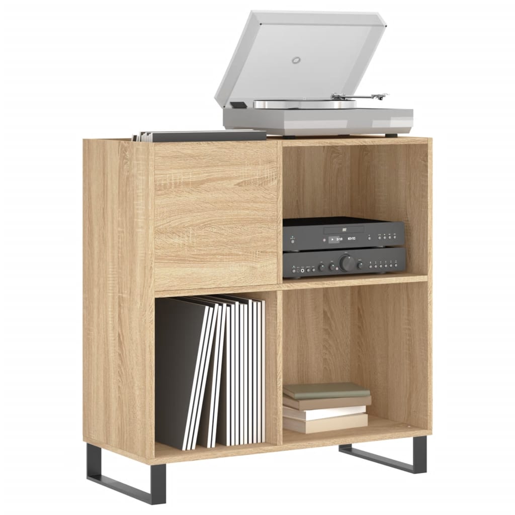 Hifi-benk sonoma eik 84,5x38x89 cm konstruert tre