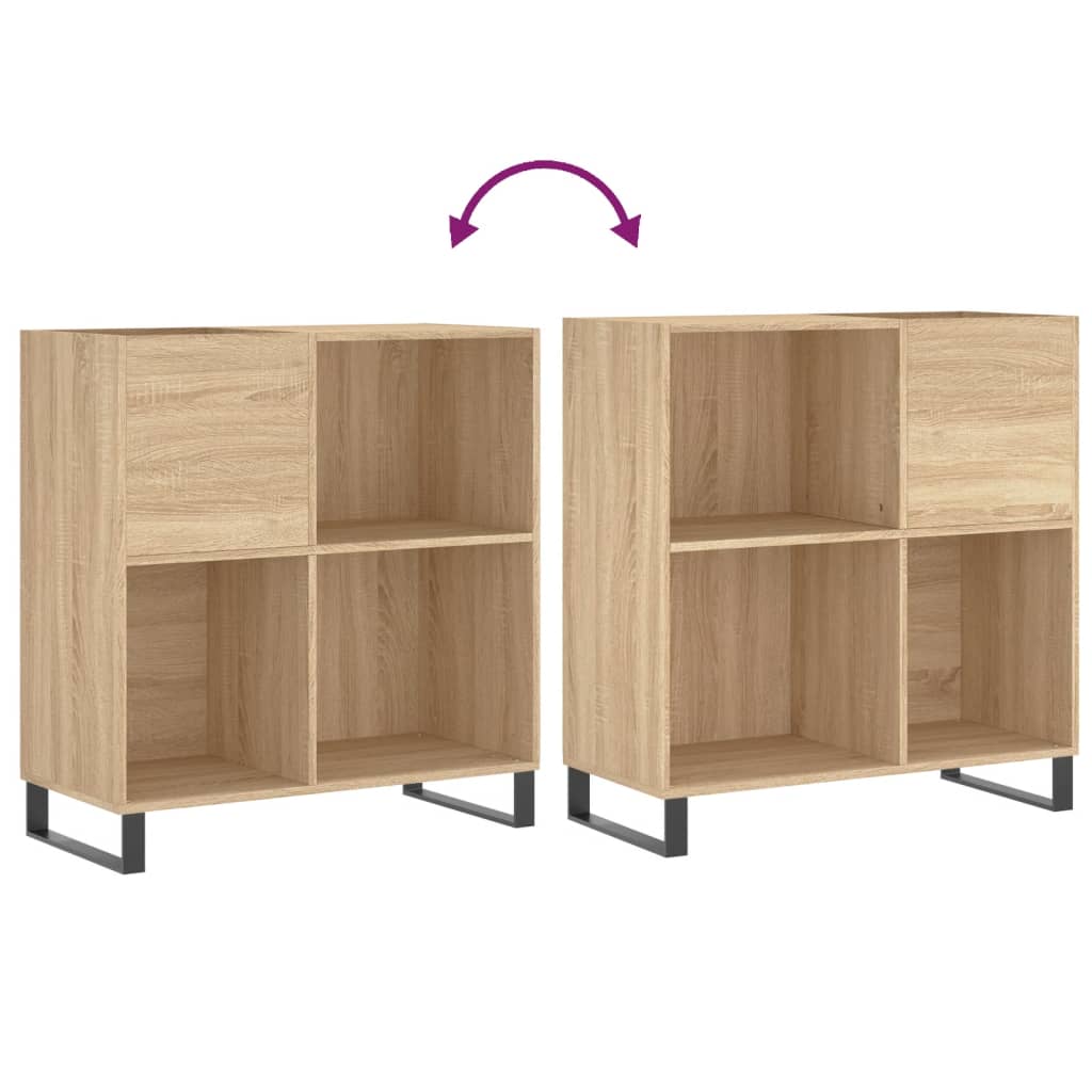Hifi-benk sonoma eik 84,5x38x89 cm konstruert tre