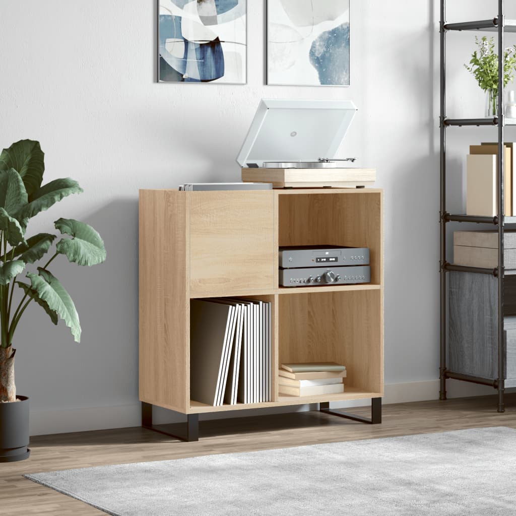 Hifi-benk sonoma eik 84,5x38x89 cm konstruert tre
