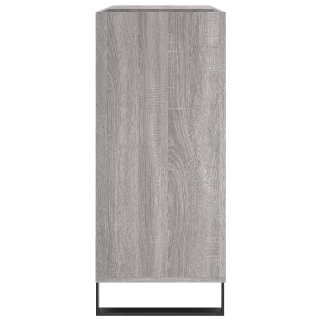 Hifi-benk grå sonoma 84,5x38x89 cm konstruert tre
