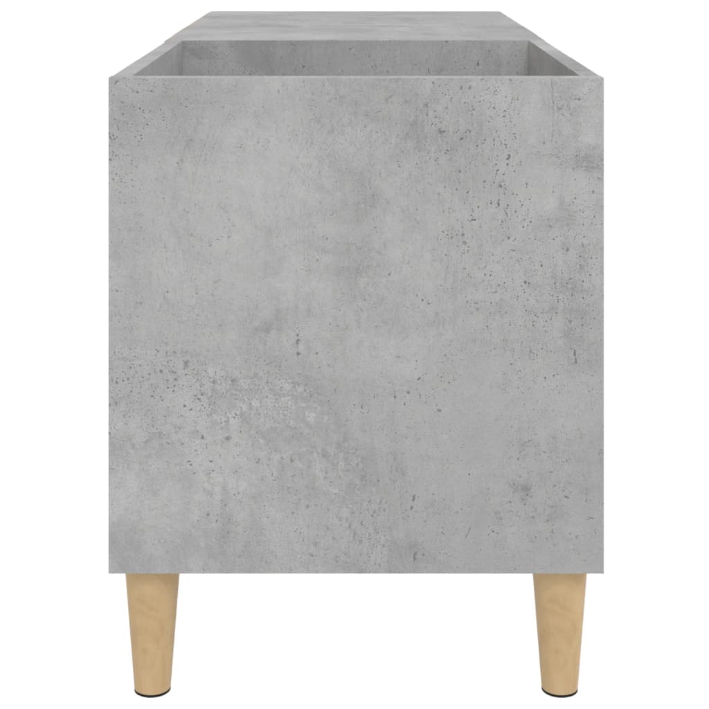 Hifi-benk betonggrå 84,5x38x48 cm konstruert tre