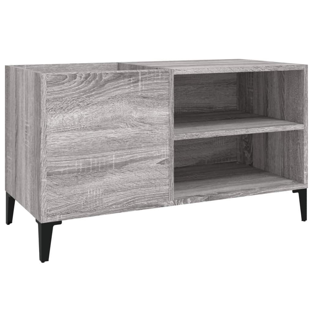 Hifi-benk grå sonoma 84,5x38x48 cm konstruert tre