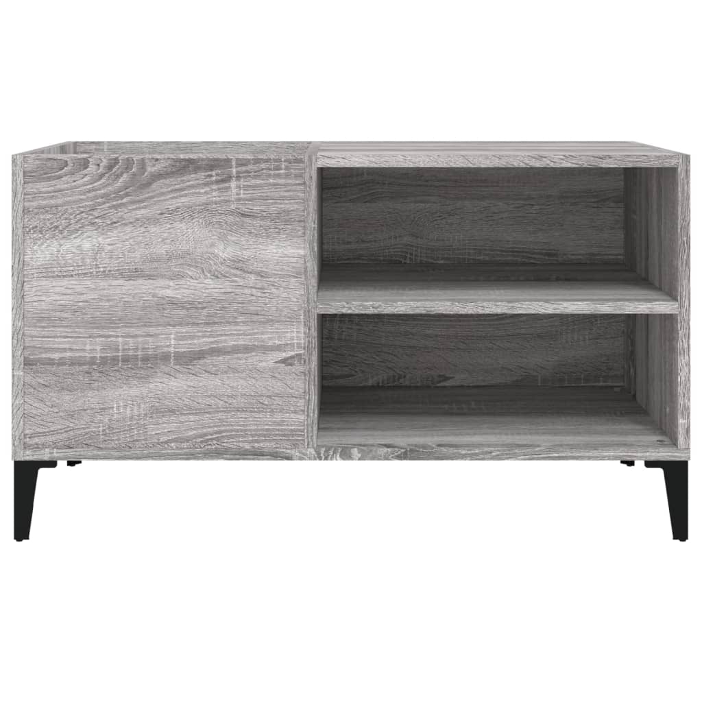 Hifi-benk grå sonoma 84,5x38x48 cm konstruert tre
