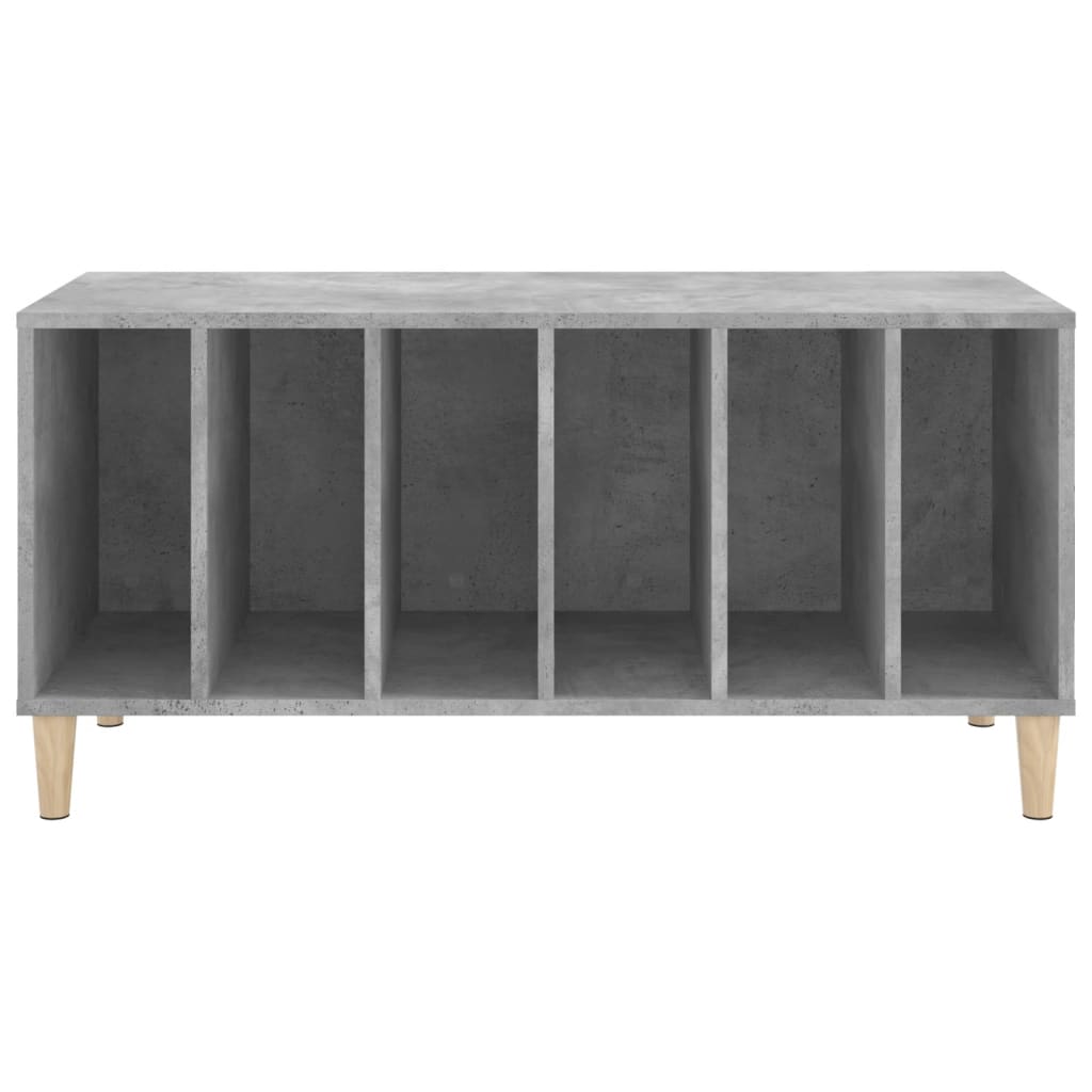 Hifi-benk betonggrå 100x38x48 cm konstruert tre
