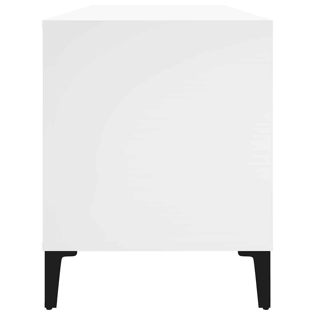 Hifi-benk hvit 100x38x48 cm konstruert tre vidaXL