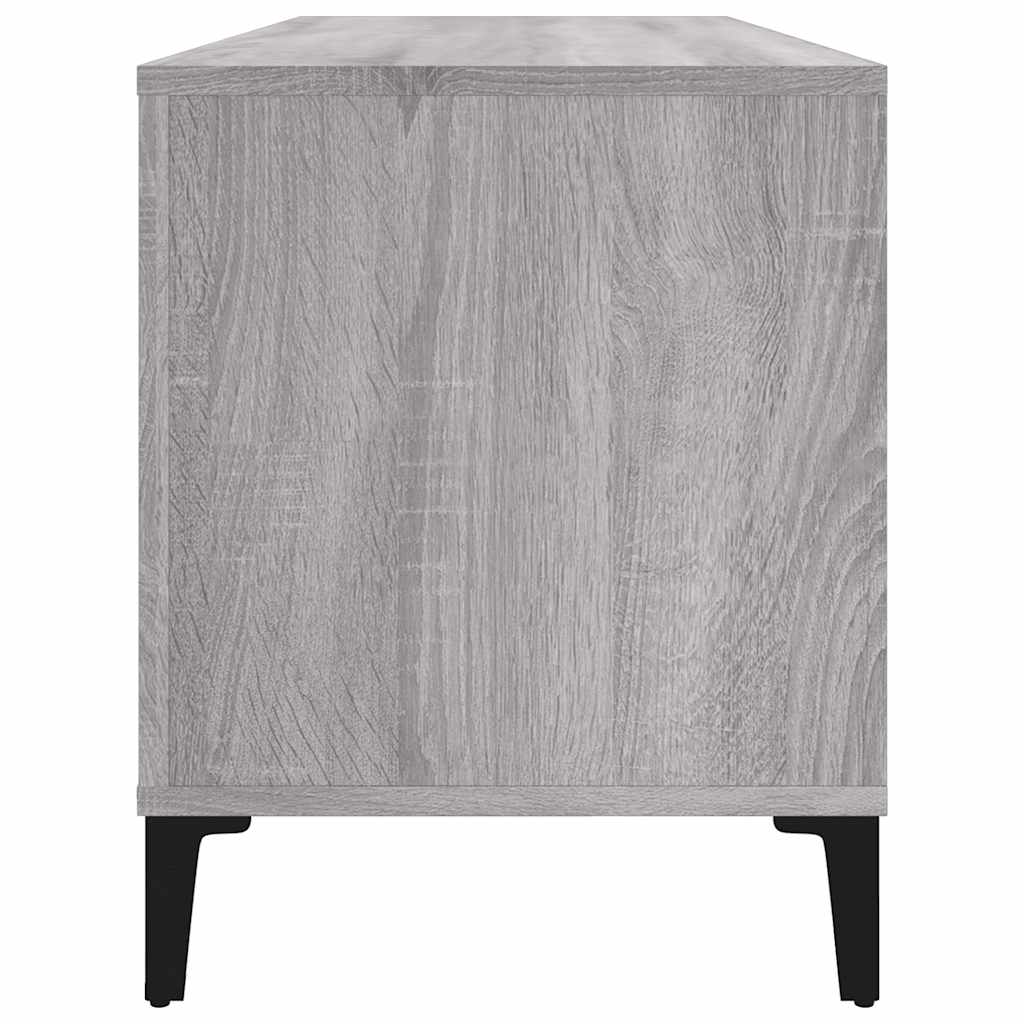 Hifi-benk grå sonoma 100x38x48 cm konstruert tre vidaXL