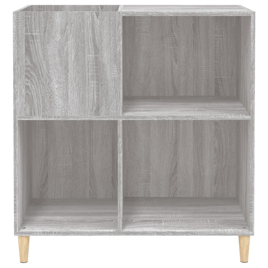 Hifi-benk grå sonoma 84,5x38x89 cm konstruert tre