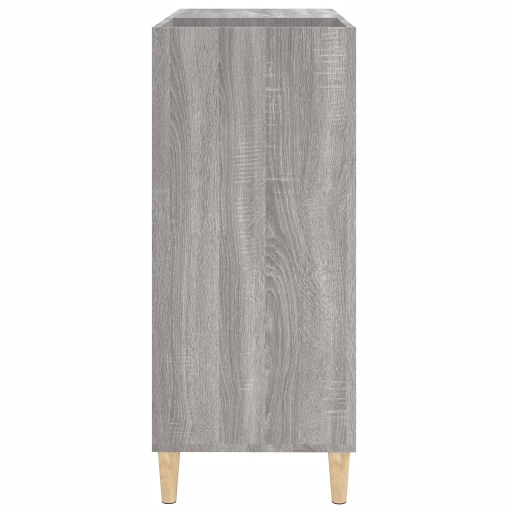 Hifi-benk grå sonoma 84,5x38x89 cm konstruert tre