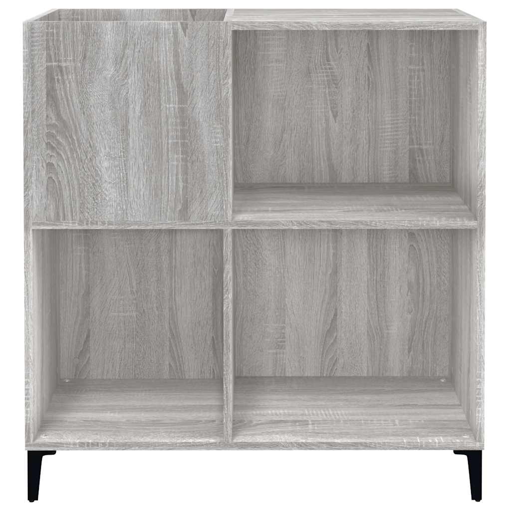 Hifi-benk grå sonoma 84,5x38x89 cm konstruert tre
