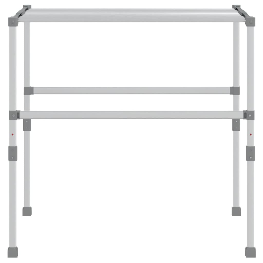 Tørkestativ 83x(50-55)x(40-85) cm aluminium