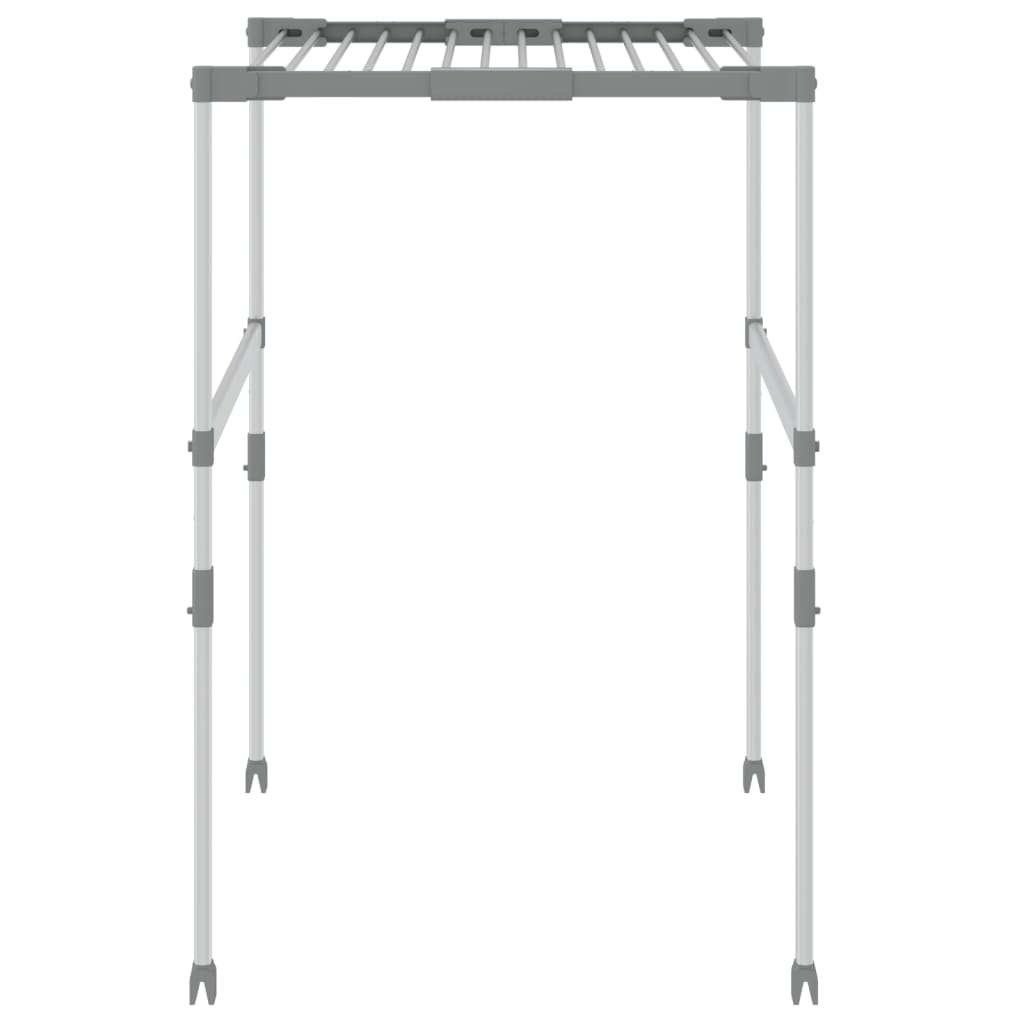 Tørkestativ 83x(50-55)x(40-85) cm aluminium