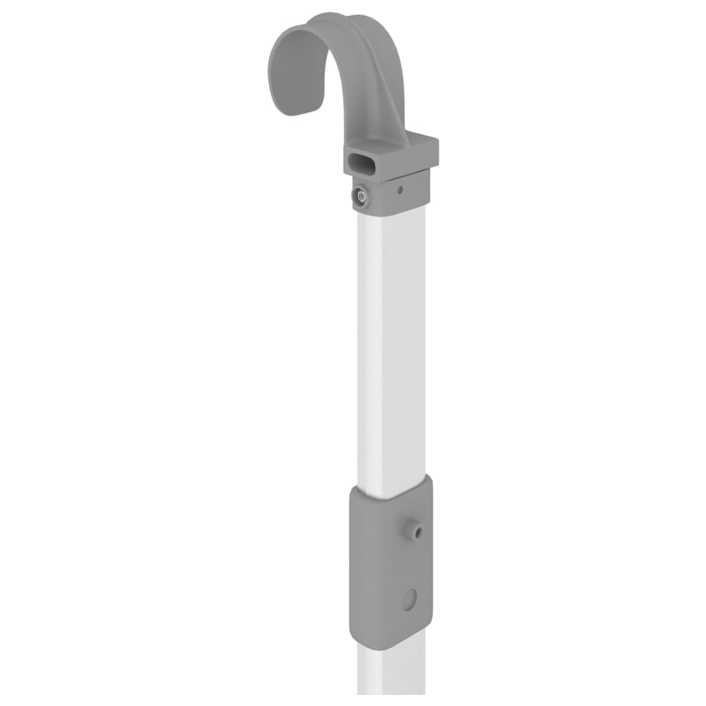 Tørkestativ for balkong 54x25x42 cm aluminium