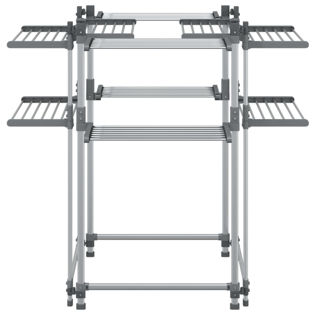 Tørkestativ 107x107x120 cm aluminium