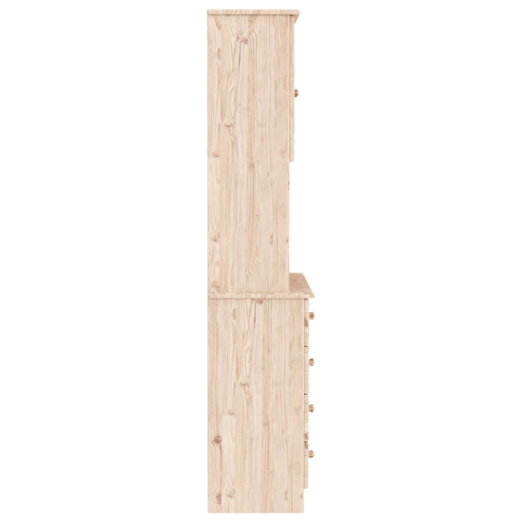 Highboard ALTA 77x35x165 cm heltre furu
