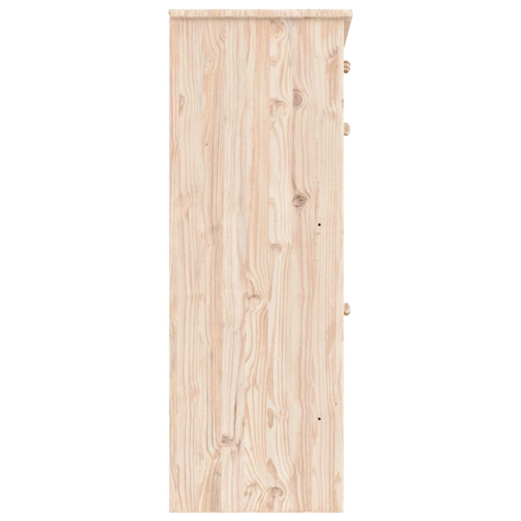 Skoskap ALTA 77x35x96 cm heltre furu