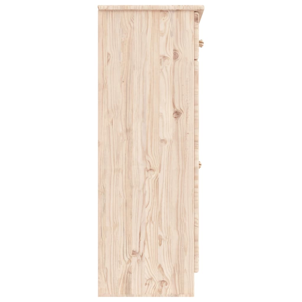 Skoskap ALTA 77x35x96 cm heltre furu