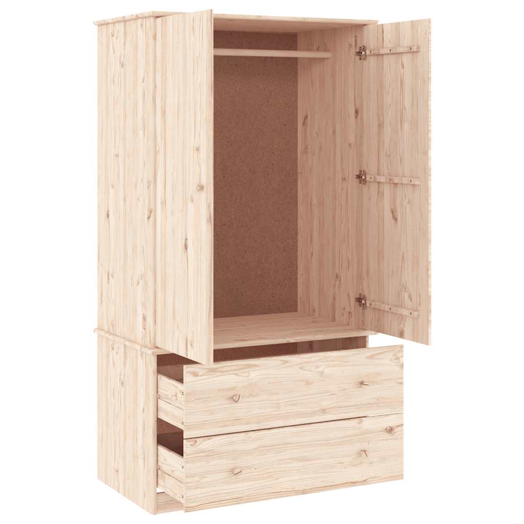 Garderobe ALTA 90x55x170 cm heltre furu