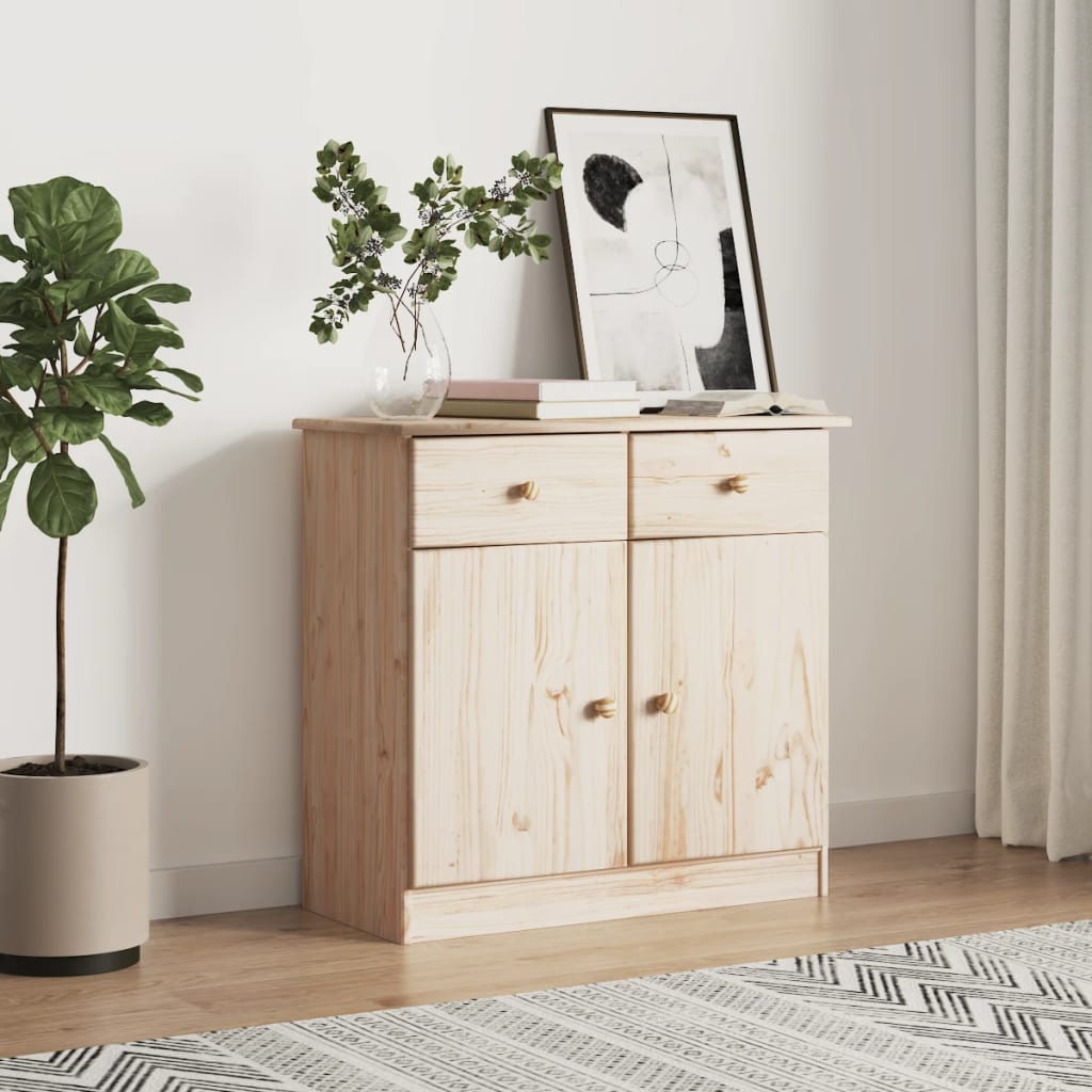 Skjenk ALTA 77x35x73 cm heltre furu