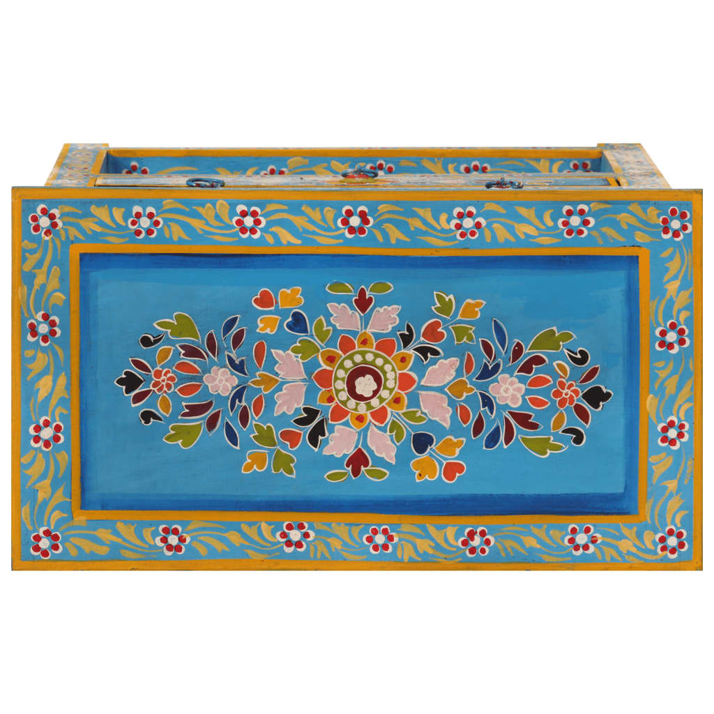 Skjenk turkis 55x30x76 cm heltre mango