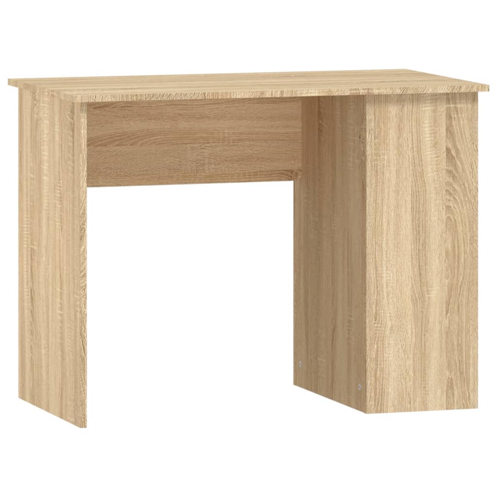 Skrivebord sonoma eik 100x55x75 cm konstruert tre