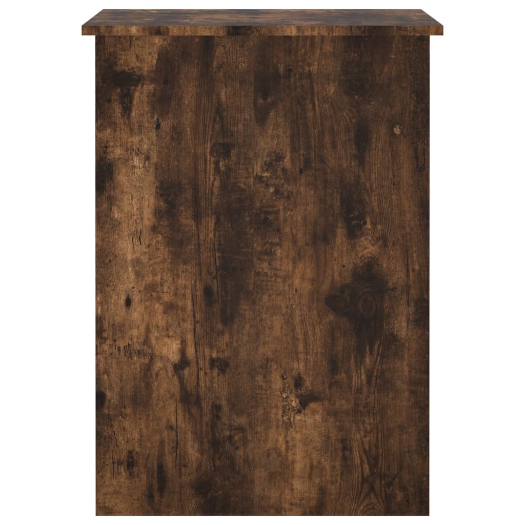 Skrivebord røkt eik 100x55x75 cm konstruert tre