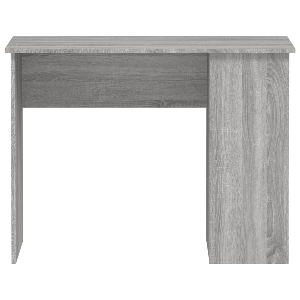 Skrivebord grå sonoma 100x55x75 cm konstruert tre
