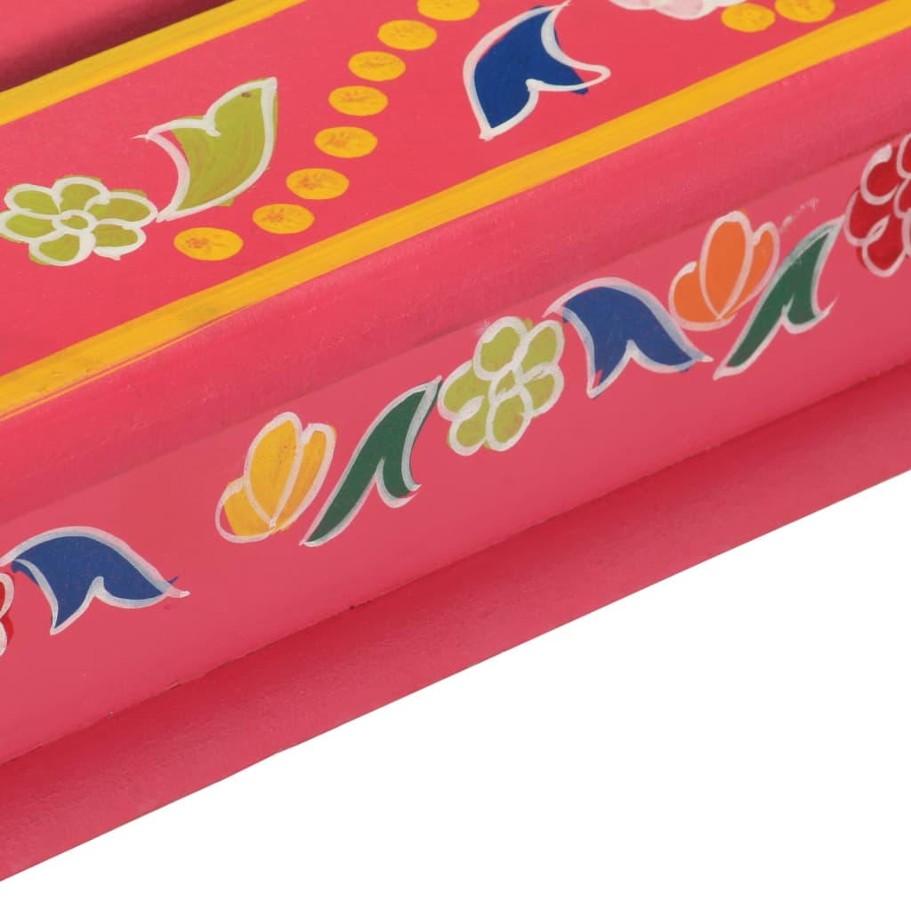 Salongbord rosa håndmalt heltre mango